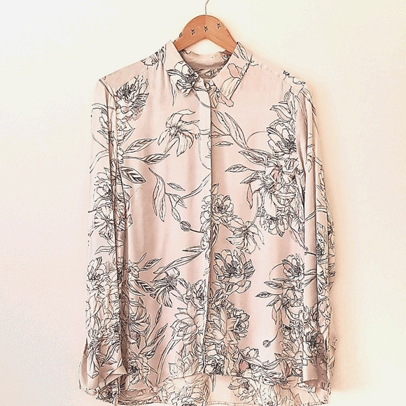 Sportscraft Floral Liberty Silk Shirt Button Down